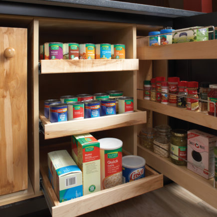 pull-out shelves for kitchen cabinets