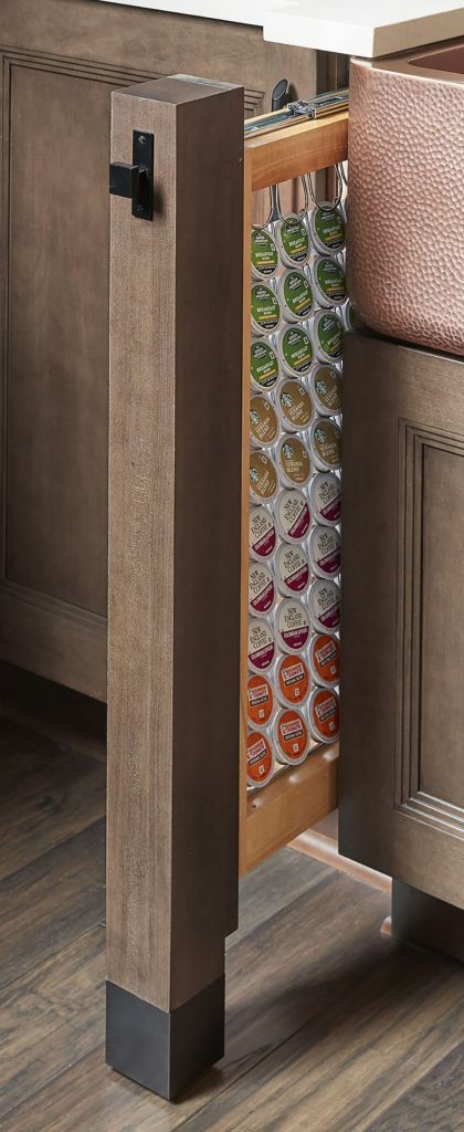filler cabinet storage for k-cup coffee holders