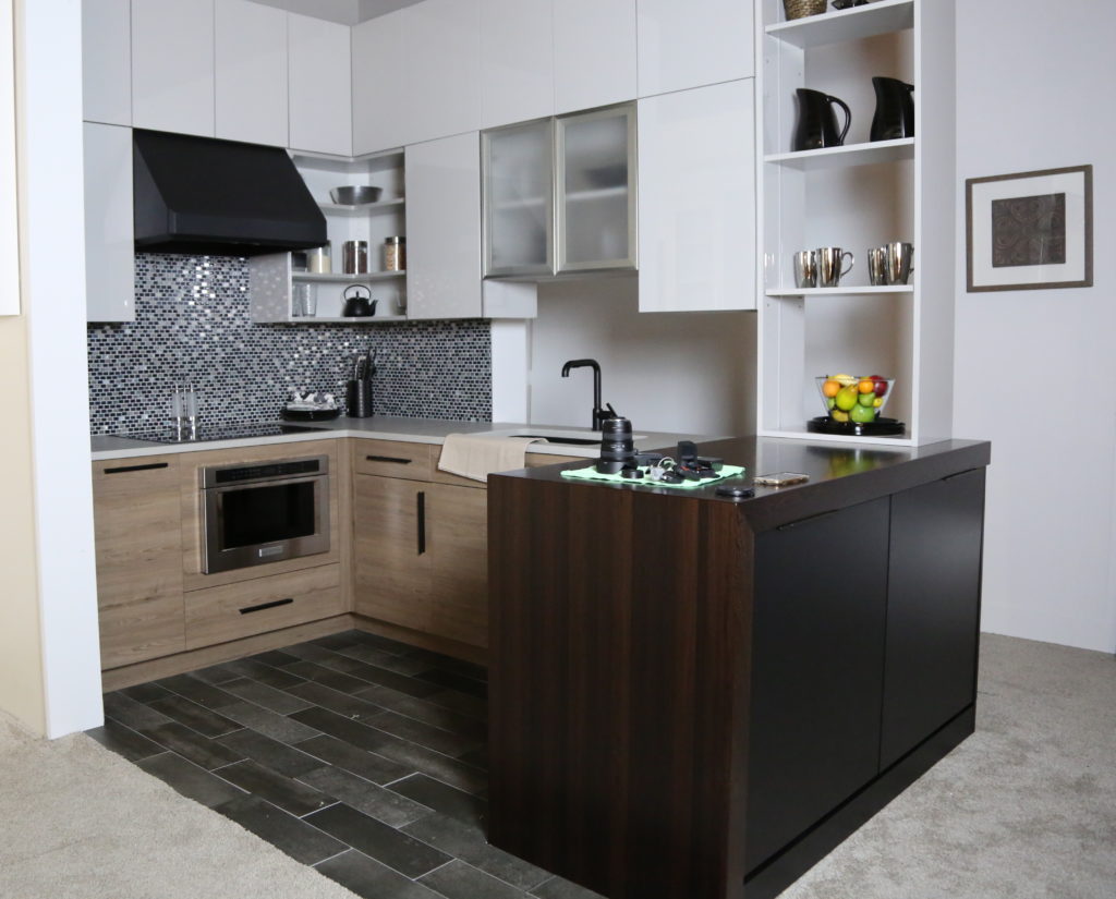 frameless classic contemporary sleek kitchen