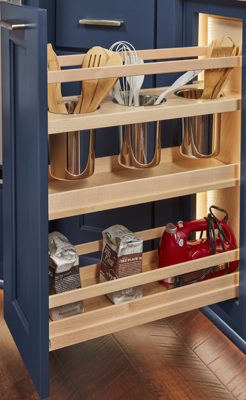 utensil pullout kitchen cabinet organizer