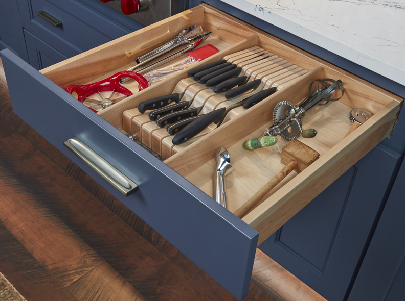 utensil and knife organizer drawer 